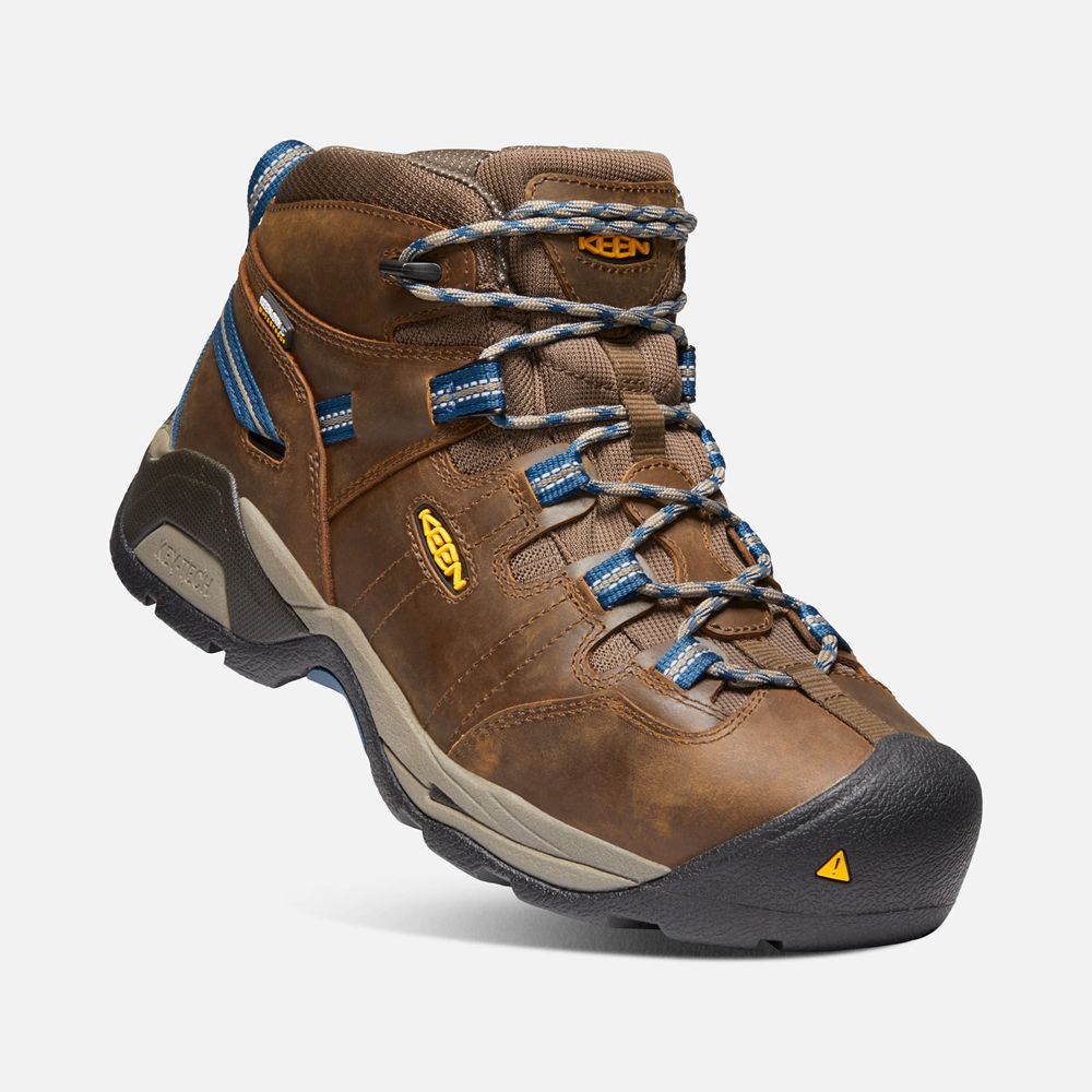 Cizme Keen Romania Barbati Maro Detroit Xt Waterproof (Steel Toe) 1709-PFYNC